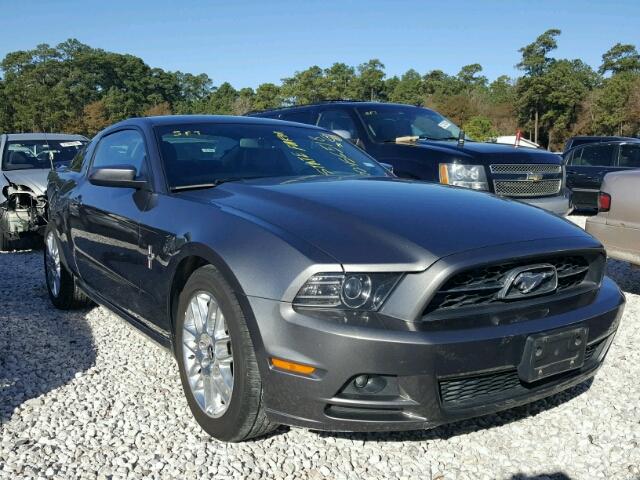 1ZVBP8AM3E5228649 - 2014 FORD MUSTANG GRAY photo 1