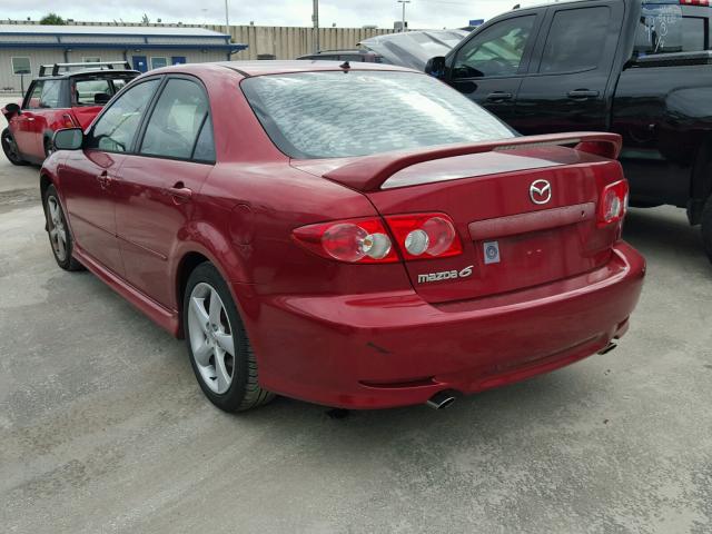 1YVHP80C255M41799 - 2005 MAZDA 6 I RED photo 3