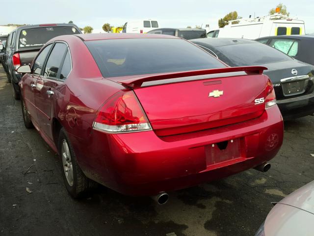 2G1WB5EN3A1139799 - 2010 CHEVROLET IMPALA LT RED photo 3