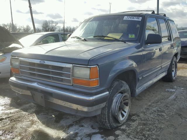 1FMDU34X0PUD25311 - 1993 FORD EXPLORER GRAY photo 2