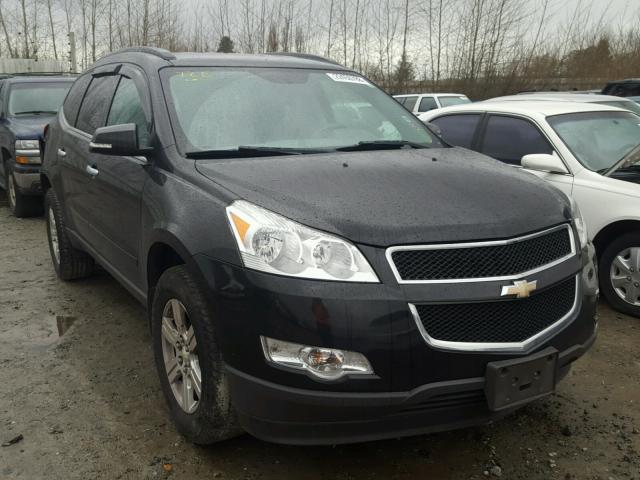 1GNKVGED2BJ127223 - 2011 CHEVROLET TRAVERSE L BLACK photo 1