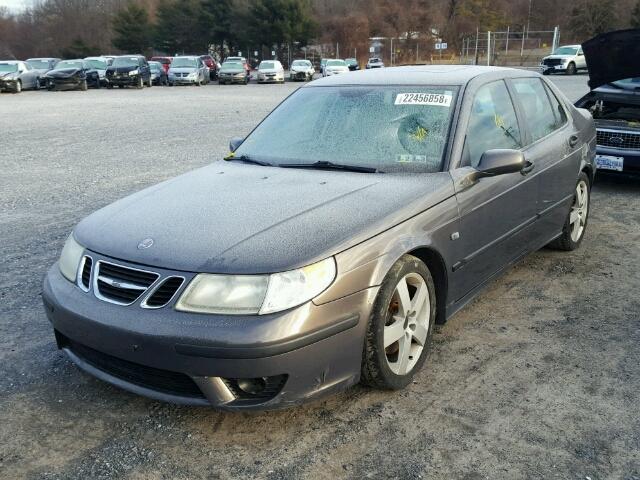 YS3EH49G353513019 - 2005 SAAB 9-5 AERO GRAY photo 2