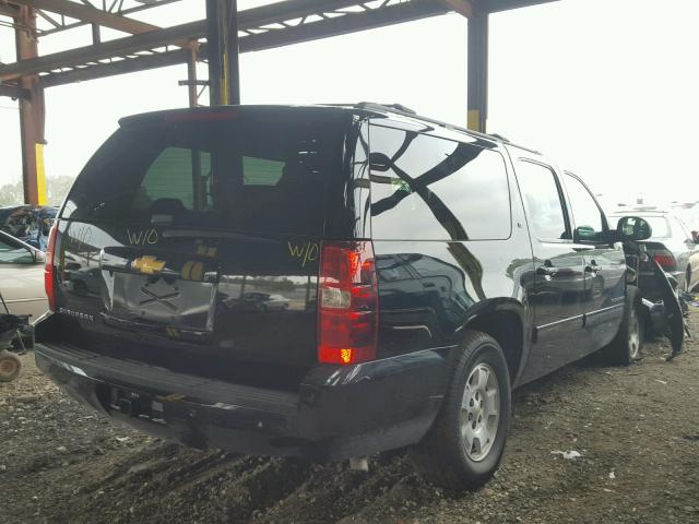 1GNSCJE00DR343527 - 2013 CHEVROLET SUBURBAN C BLACK photo 4