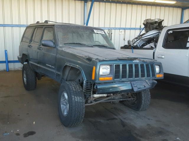 1J4FF68S5XL564134 - 1999 JEEP CHEROKEE S GREEN photo 1