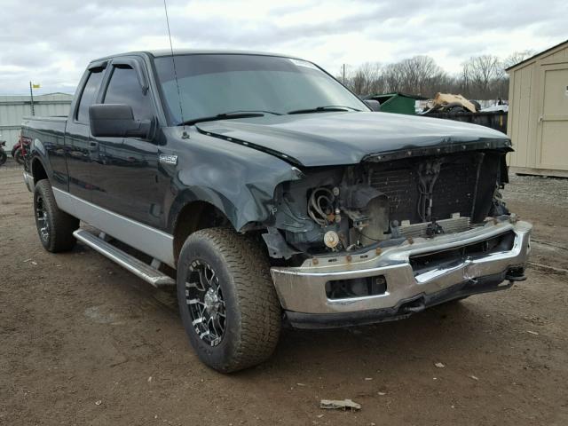 1FTPX14534NB48626 - 2004 FORD F150 BLACK photo 1