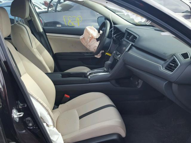 2HGFC2F70HH530673 - 2017 HONDA CIVIC EX იასამნისფერი ფოტო 5