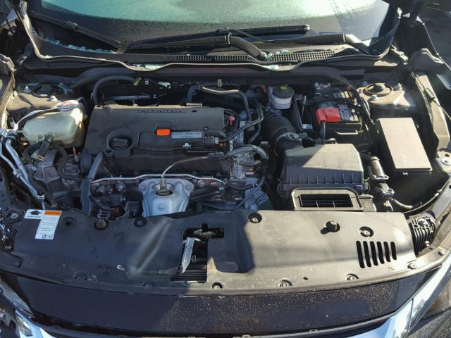 2HGFC2F70HH530673 - 2017 HONDA CIVIC EX იასამნისფერი ფოტო 7