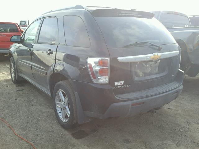 2CNDL73F466088659 - 2006 CHEVROLET EQUINOX LT BLACK photo 3