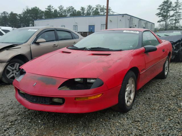 2G1FP22S3R2173998 - 1994 CHEVROLET CAMARO RED photo 2