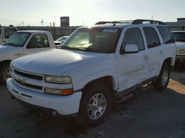 1GNEK13T43R101738 - 2003 CHEVROLET TAHOE K150 WHITE photo 2