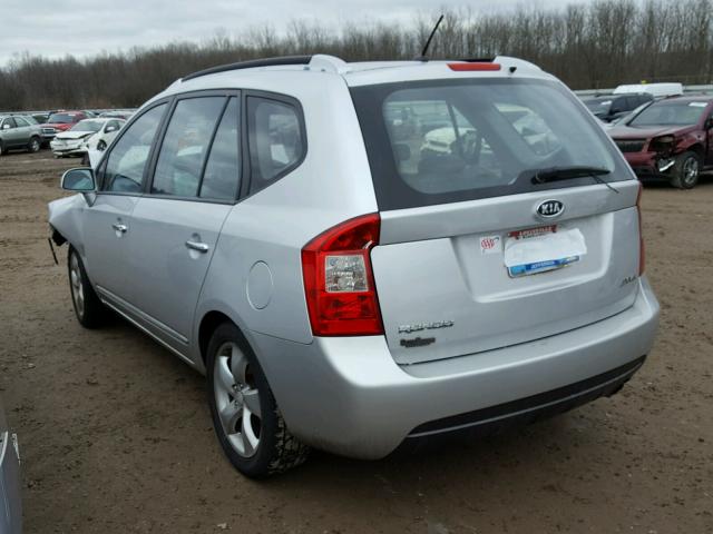 KNAFG526577118306 - 2007 KIA RONDO LX SILVER photo 3