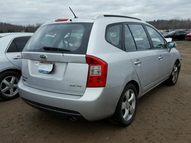 KNAFG526577118306 - 2007 KIA RONDO LX SILVER photo 4