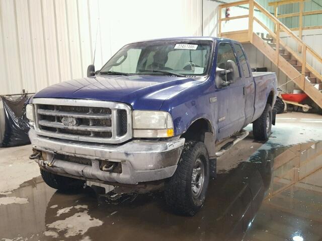 1FTSX31P33ED54300 - 2003 FORD F350 SRW S BLUE photo 2