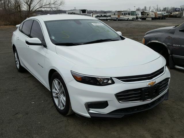 1G1ZE5ST1HF131095 - 2017 CHEVROLET MALIBU LT WHITE photo 1