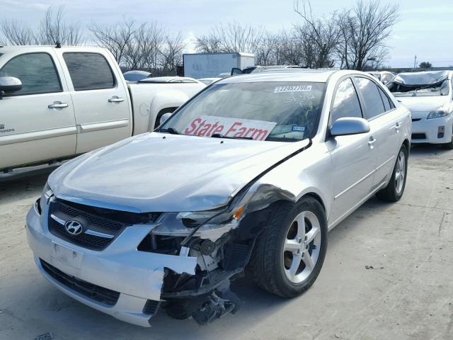 5NPEU46F98H360086 - 2008 HYUNDAI SONATA SE SILVER photo 2