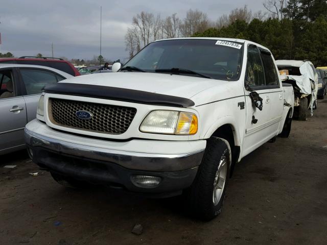 1FTRW08L93KB49276 - 2003 FORD F150 SUPER WHITE photo 2