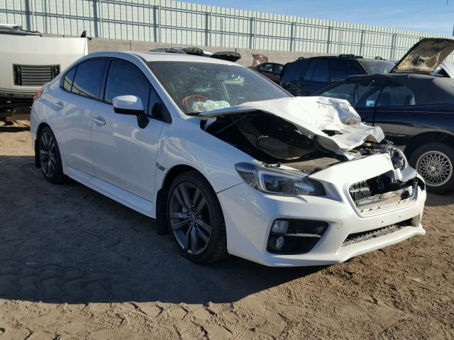 JF1VA1E66H9809392 - 2017 SUBARU WRX PREMIU WHITE photo 1