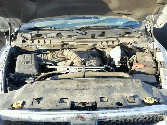 1D7RB1GT6BS703252 - 2011 DODGE RAM 1500 SILVER photo 7