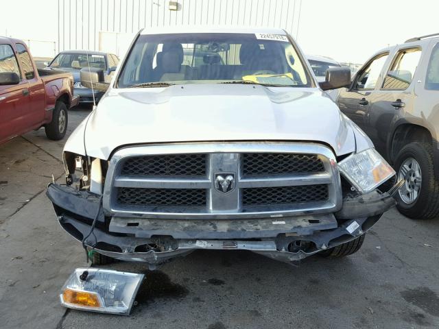 1D7RB1GT6BS703252 - 2011 DODGE RAM 1500 SILVER photo 9