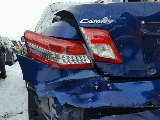 4T4BF3EK6BR123933 - 2011 TOYOTA CAMRY BASE BLUE photo 9