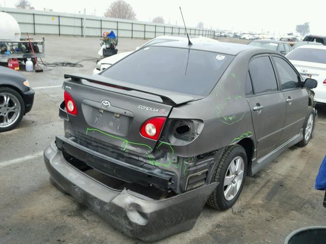 1NXBR32E26Z597920 - 2006 TOYOTA COROLLA CE GRAY photo 4