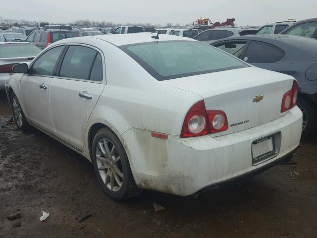 1G1ZE5E70BF386925 - 2011 CHEVROLET MALIBU LTZ WHITE photo 3