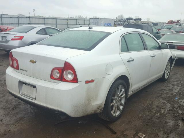 1G1ZE5E70BF386925 - 2011 CHEVROLET MALIBU LTZ WHITE photo 4