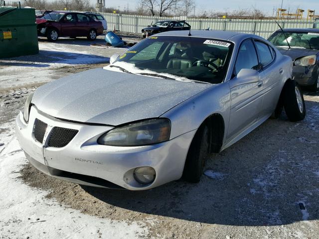 2G2WR524341100136 - 2004 PONTIAC GRAND PRIX SILVER photo 2