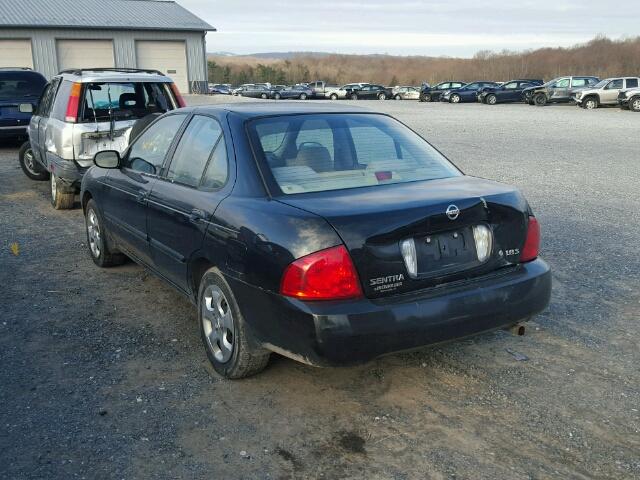 3N1CB51D75L572847 - 2005 NISSAN SENTRA 1.8 BLACK photo 3