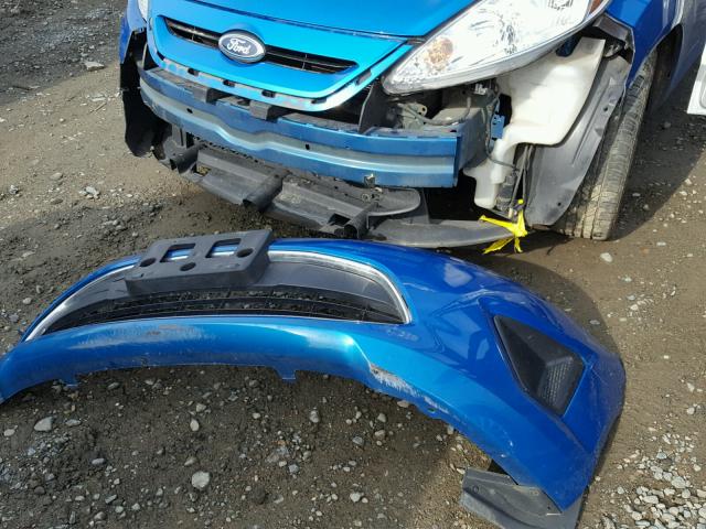 3FADP4EJXCM159640 - 2012 FORD FIESTA SE BLUE photo 9