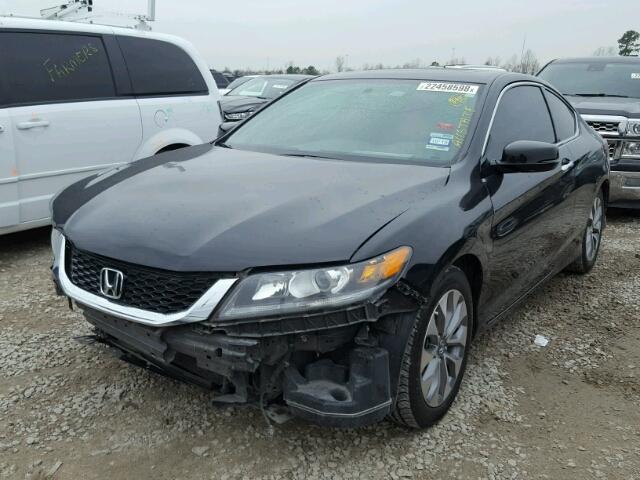 1HGCT1B71EA004856 - 2014 HONDA ACCORD EX BLACK photo 2