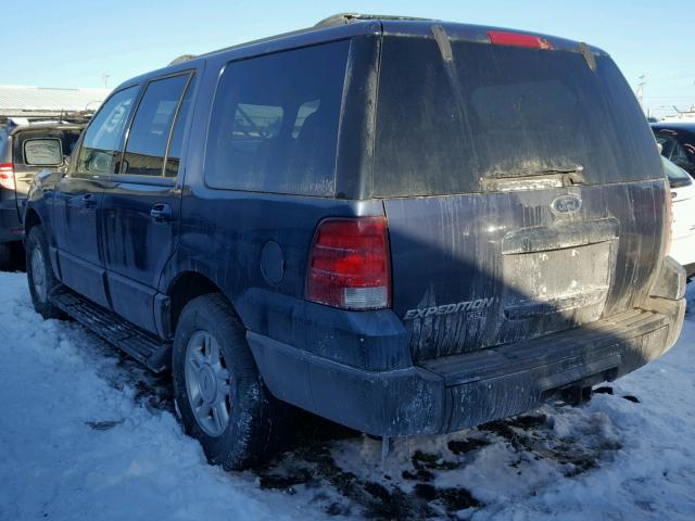 1FMRU15W54LB16292 - 2004 FORD EXPEDITION BLUE photo 3