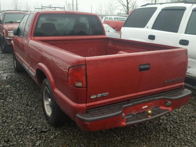 1GCCS195618182656 - 2001 CHEVROLET S TRUCK S1 RED photo 3