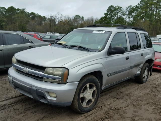 1GNES16S346126118 - 2004 CHEVROLET TRAILBLAZE GRAY photo 2