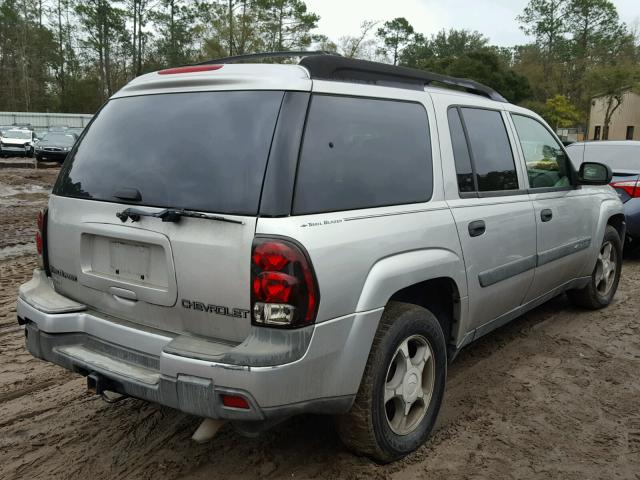 1GNES16S346126118 - 2004 CHEVROLET TRAILBLAZE GRAY photo 4