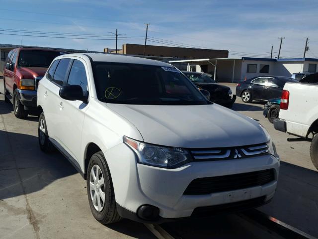 JA4AD2A37EZ017310 - 2014 MITSUBISHI OUTLANDER WHITE photo 1