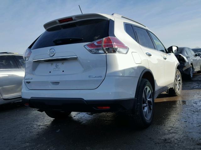 5N1AT2MV0GC825215 - 2016 NISSAN ROGUE S WHITE photo 4