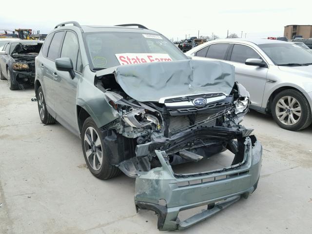 JF2SJAEC2HH459625 - 2017 SUBARU FORESTER 2 GREEN photo 1