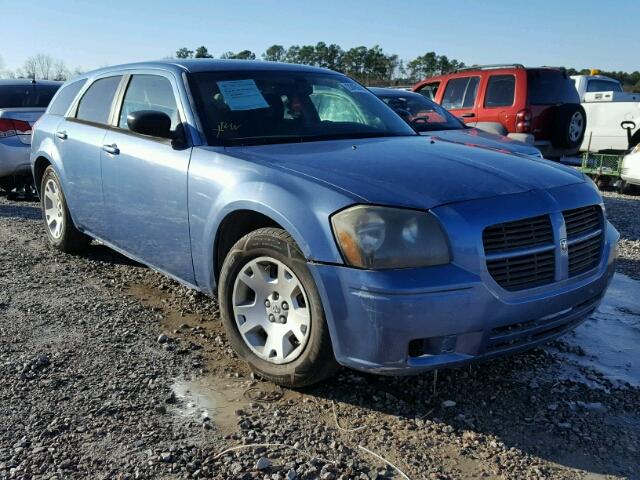 2D4FV47T47H776790 - 2007 DODGE MAGNUM SE BLUE photo 1