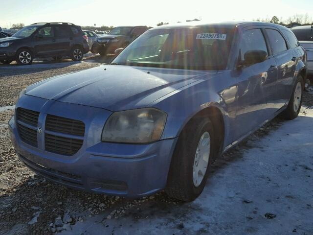 2D4FV47T47H776790 - 2007 DODGE MAGNUM SE BLUE photo 2