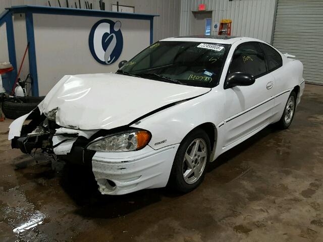 1G2NV12E15M140777 - 2005 PONTIAC GRAND AM G WHITE photo 2