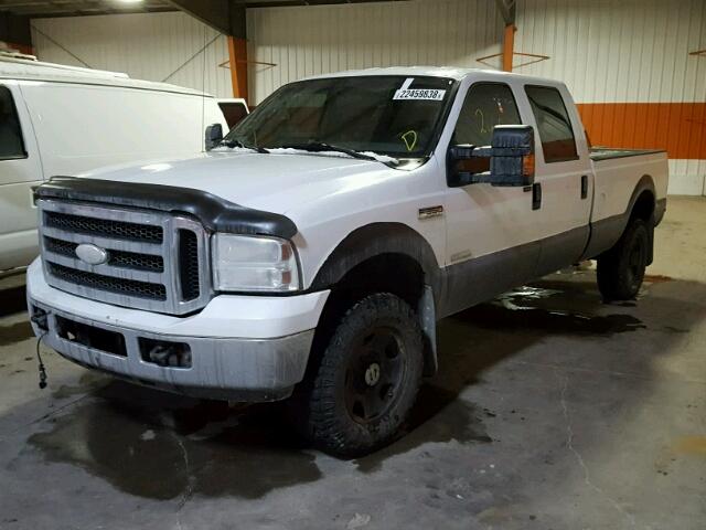 1FTWW31P37EB26789 - 2007 FORD F350 SRW S WHITE photo 2