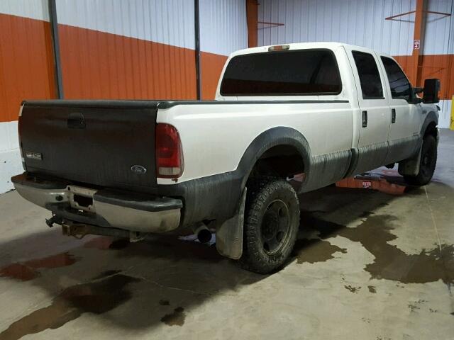 1FTWW31P37EB26789 - 2007 FORD F350 SRW S WHITE photo 4