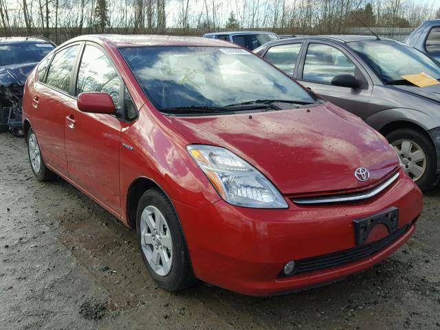 JTDKB20U683391067 - 2008 TOYOTA PRIUS RED photo 1