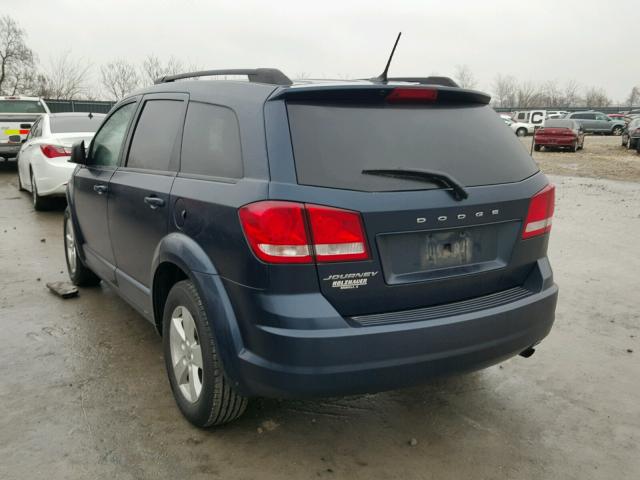 3C4PDCAB1FT578415 - 2015 DODGE JOURNEY SE BLUE photo 3