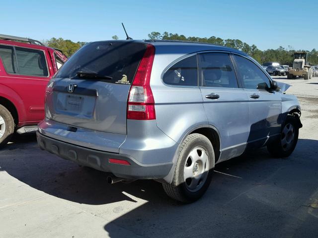 5J6RE383X9L028239 - 2009 HONDA CR-V LX BLUE photo 4