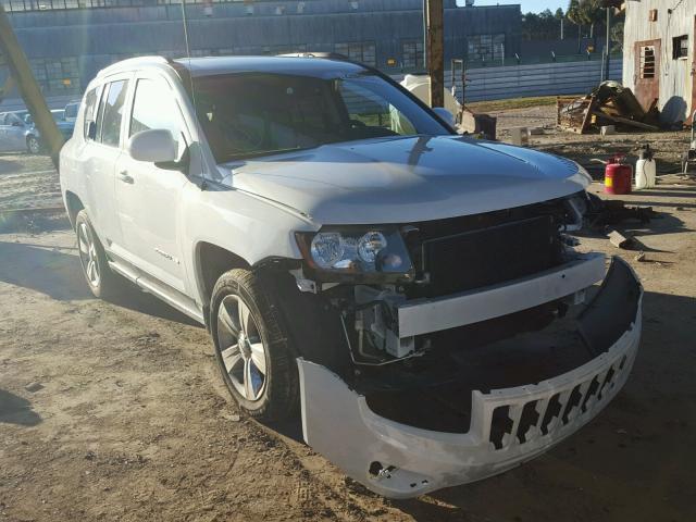 1C4NJCEA2GD648075 - 2016 JEEP COMPASS LA WHITE photo 1