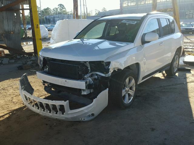 1C4NJCEA2GD648075 - 2016 JEEP COMPASS LA WHITE photo 2