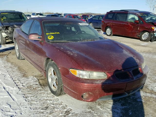 1G2WP52K92F256546 - 2002 PONTIAC GRAND PRIX მუქწითელი ფოტო 1