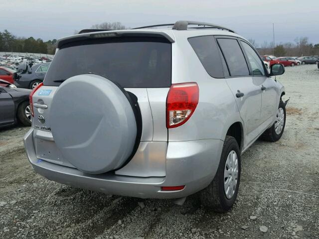 JTMZD33V966016529 - 2006 TOYOTA RAV4 SILVER photo 4